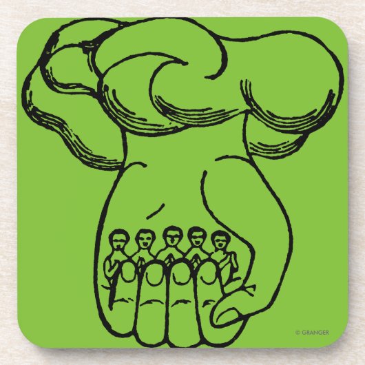 記号: 神手 コースター (正面)