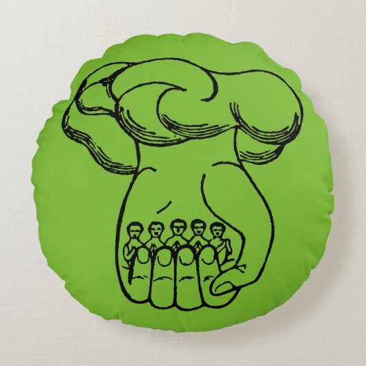 記号: 神手 ラウンドクッション (正面)