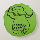 記号: 神手 ラウンドクッション (裏面)