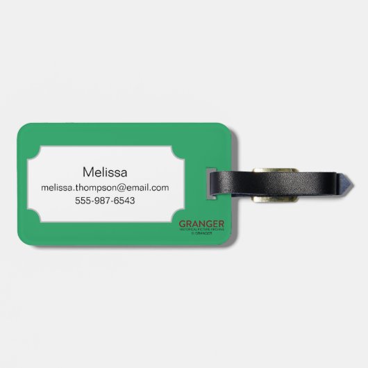 記号: 4-Hクラブ ラゲッジタグ (裏面横)