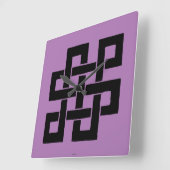 記号: Nade-Takara-Nusubi スクエア壁時計 (傾斜)