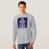 記号bluewhite tシャツ (正面フル)