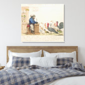 記名式の組立品の風格 キャンバスプリント (インサイチュ (寝室))