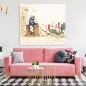 記名式の組立品の風格 キャンバスプリント (インサイチュ (リビング))