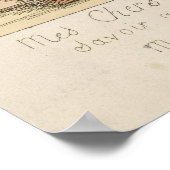 記名式の組立品の風格 ポスター (角)