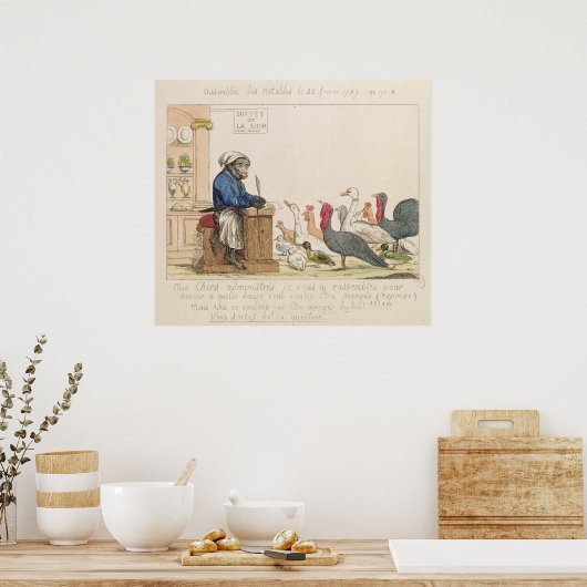 記名式の組立品の風格 ポスター (キッチン)