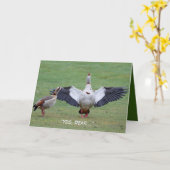 記念おもしろいカード カード (黄色い花)