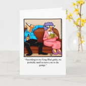 記念おもしろいグリーティングカード カード (黄色い花)