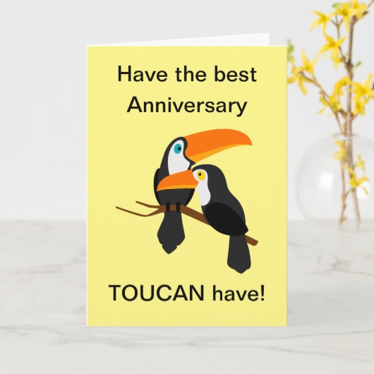 記念おもしろい記結婚カード カード (黄色い花)