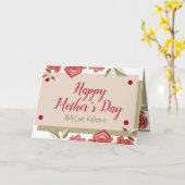 記念かわいらしフローラモダンマザエレガントーズの日 カード (黄色い花)