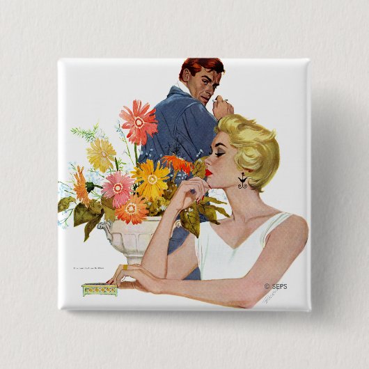 記念けんか 缶バッジ (正面)