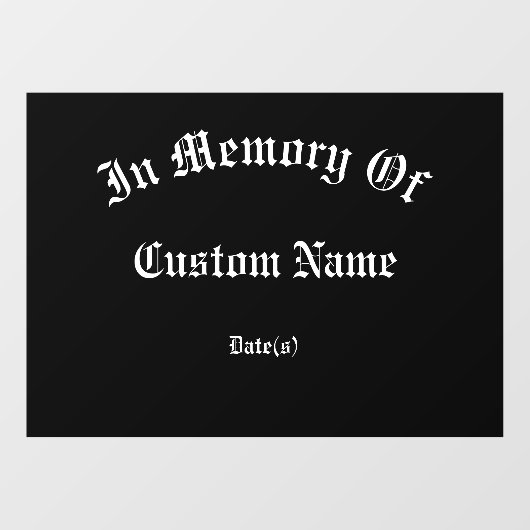 記念すべき巨人の献上品 ウィンドウサイン (シート)