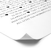 記念すべき誕生日60の理由 私たちを愛してる 結婚 ポスター (角)