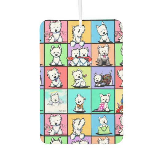 記念すべきKiniArt ウェスティエアフレッシュナー カーエアーフレッシュナー (正面)