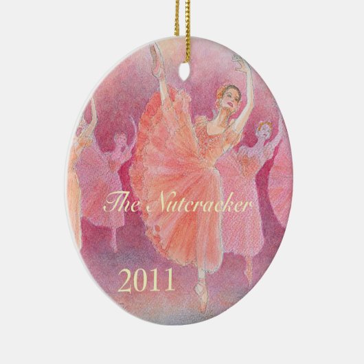 記念するくるみ割りのバレエのオーナメント- セラミックオーナメント (右)