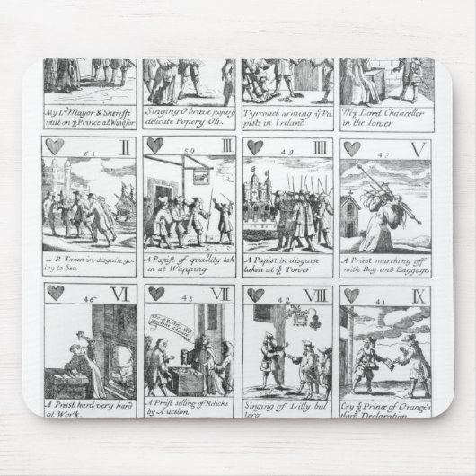 記念するアンチカトリック教の遊ぶカード マウスパッド (正面)