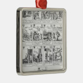 記念するアンチカトリック教の遊ぶカード メタルオーナメント (右)