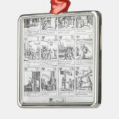 記念するアンチカトリック教の遊ぶカード メタルオーナメント (左)