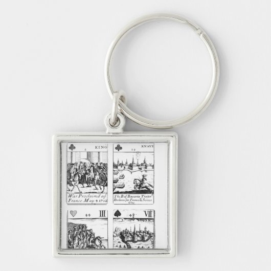 記念するカードを遊ぶこと キーホルダー (正面)