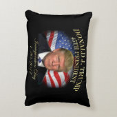 記念するドナルド・トランプ大統領の就任式 アクセントクッション (裏面(縦))