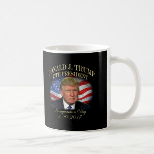 記念するドナルド・トランプ大統領の就任式 コーヒーマグカップ