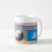 記念するルイジアナの国家 コーヒーマグカップ (正面右)