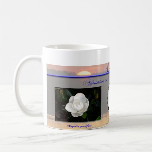 記念するルイジアナの国家 コーヒーマグカップ (左)