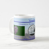 記念するヴァーモントの国家 コーヒーマグカップ (正面左)