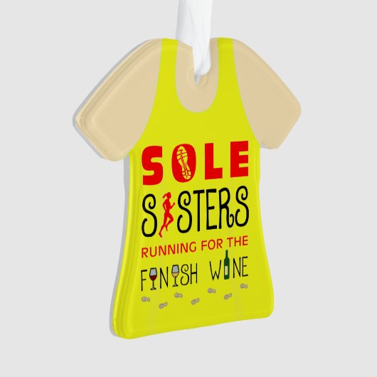 記念する唯一の姉妹の女の子の週末 オーナメント (正面)