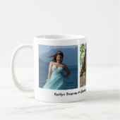 記念する3つの写真の特別の日 コーヒーマグカップ (左)