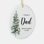 記念にパパオーナメントクリスマスプレゼント セラミックオーナメント (右)