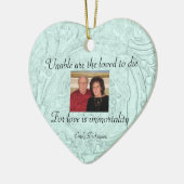 記念のオーナメント セラミックオーナメント (左)