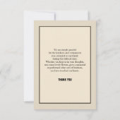 記念のサンキューカード サンキューカード (裏面)