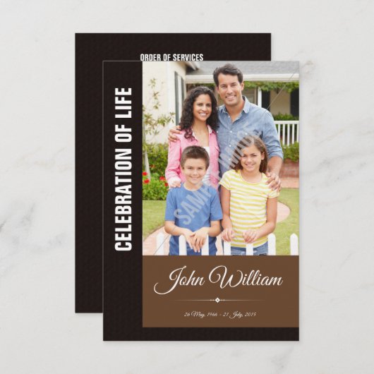 記念のプログラム・カード 招待状 (正面/裏面)