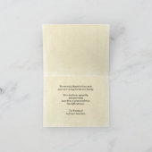 記念の寄付をありがとう、レッドカヌー サンキューカード (内部)