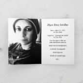 記念の滝の霞 カード (内部)