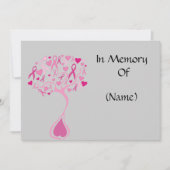 記念の発表カード生命の樹 案内状 (正面)