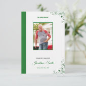 記念の葬儀のプログラム・カード 招待状 (スタンド正面)