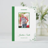 記念の葬儀のプログラム・カード 招待状 (スタンド正面)