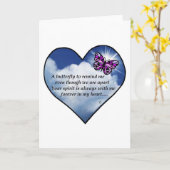 記念の詩 カード (黄色い花)