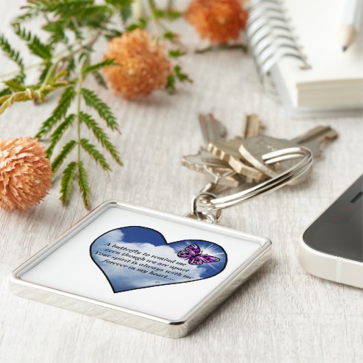 記念の詩 キーホルダー (側面)