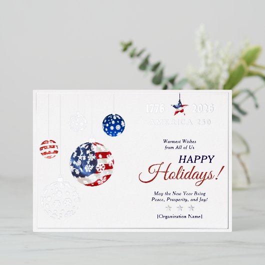 記念アメリカ250愛国的ブルー記念 箔シーズンカード (立ち正面)