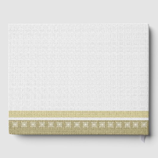 記念エレガントまたは葬式のゲストブック ゲストブック (裏面)