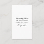 記念エレガントカード 名刺 (裏面)