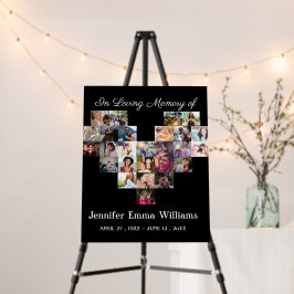 記念エレガント写真コラージュ葬儀悔やみや弔慰