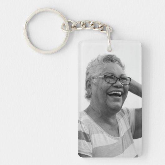 記念エレガント家族の記念カスタム写真K キーホルダー (正面)