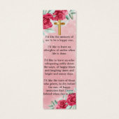 記念エレガント葬式しおり (裏面)