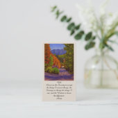 記念エレガント葬式カード 名刺 (スタンド正面)