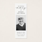 記念エレガント葬式悔やみや弔慰写真ブックマーク (正面)