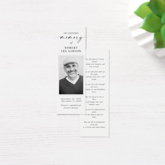 記念エレガント葬式悔やみや弔慰写真ブックマーク (デスク)